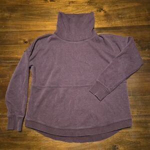 Athleta Plum High-Neck Sweatshirt